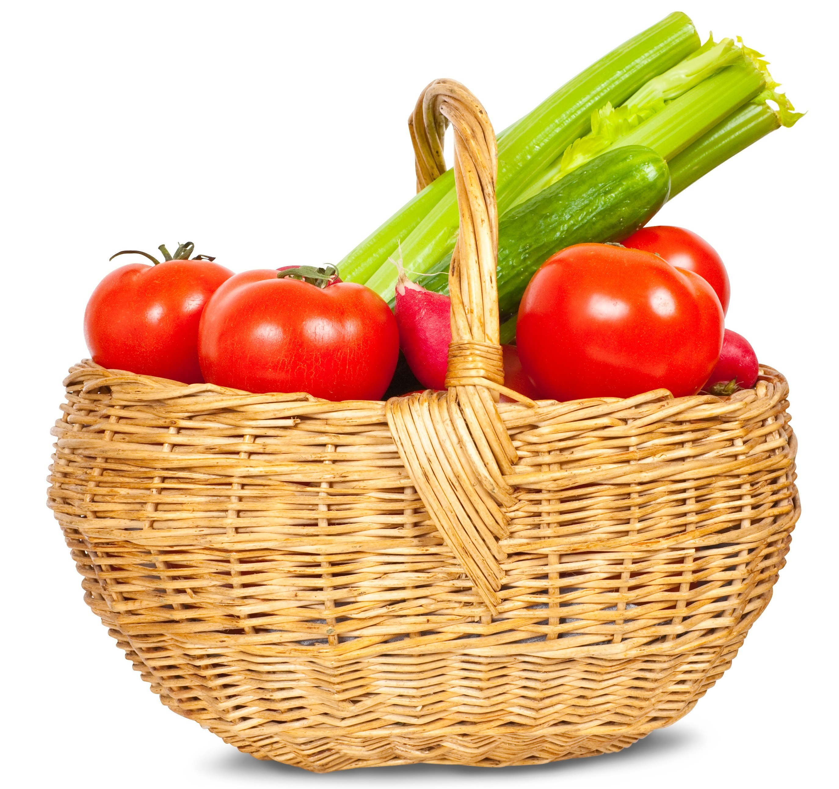 Panier de tomat frais